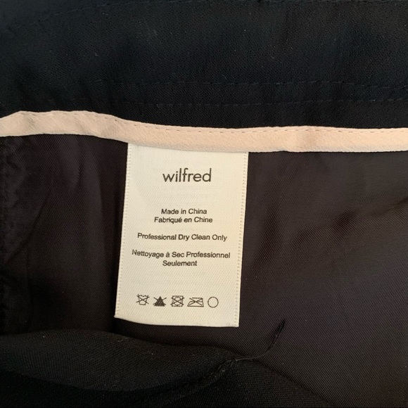 Aritzia Wilfred Allant Black Trouser Pants - Picture 10 of 15